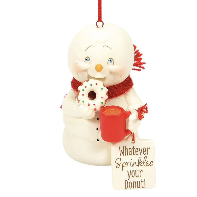 Snowpinion: Whatever Sprinkles Your Donut Ornament