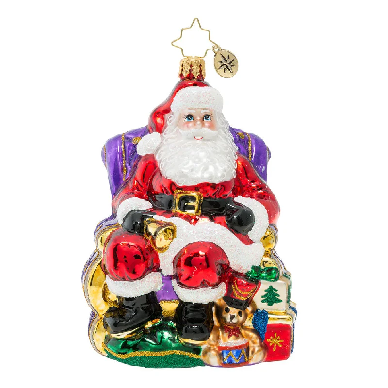 Radko, St. Nick Visit Ornament, 1019866