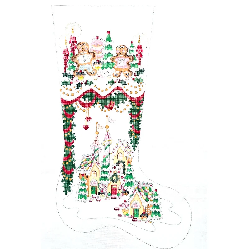 Gingerbread House Full Size Stocking