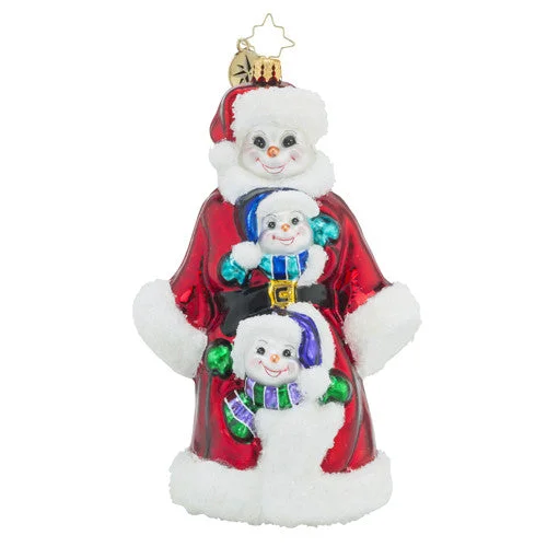 Radko, Triple Delight, Snowman Stack, 1018514