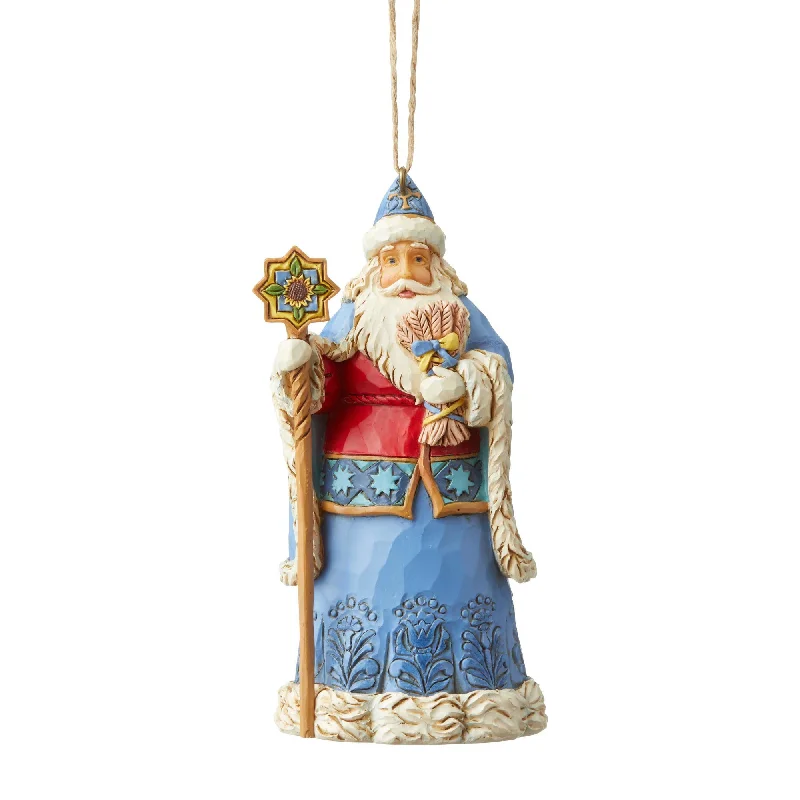 Ukraine Santa Ornament