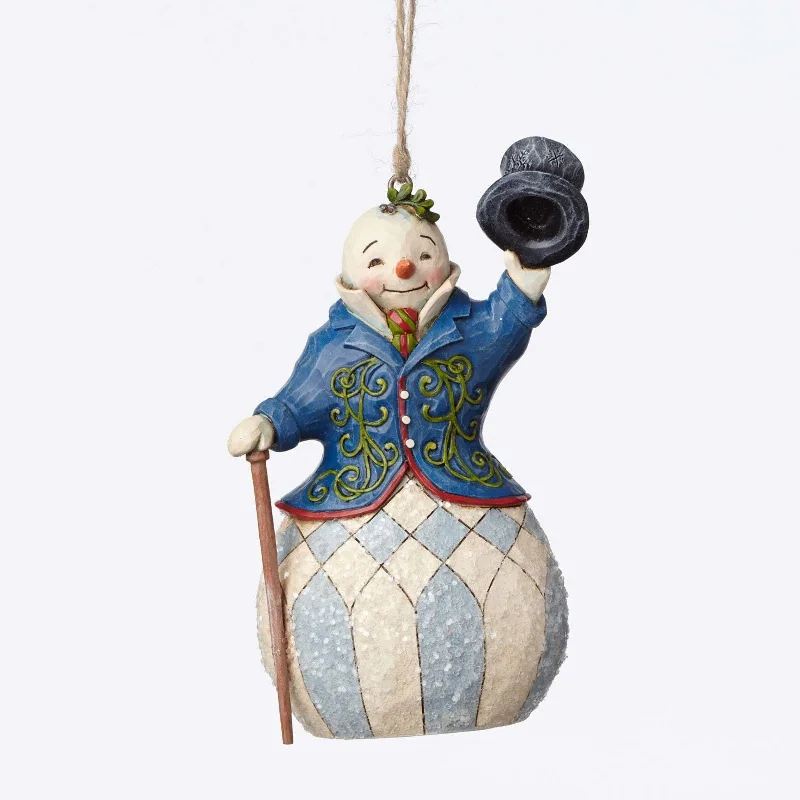 Victorian Snowman Ornament