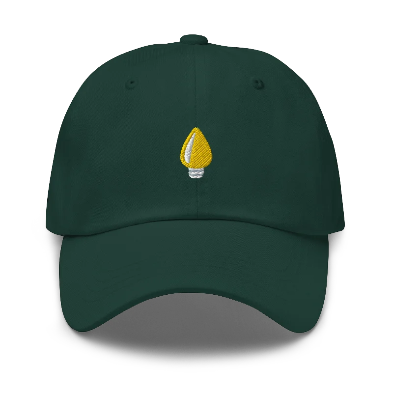 Yellow Holiday Light Hat