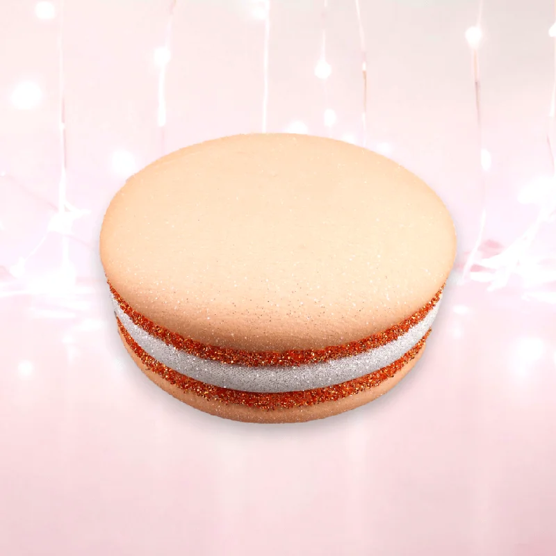 14" Orange Macaron Cookie