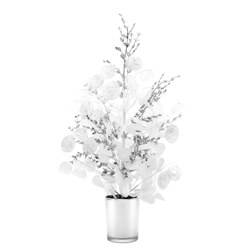 26in. White Frost White Tabletop Tree