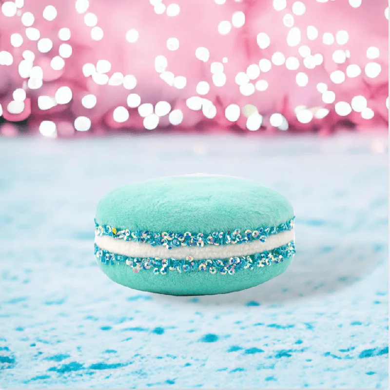 4" Small Blue Macaron Ornament