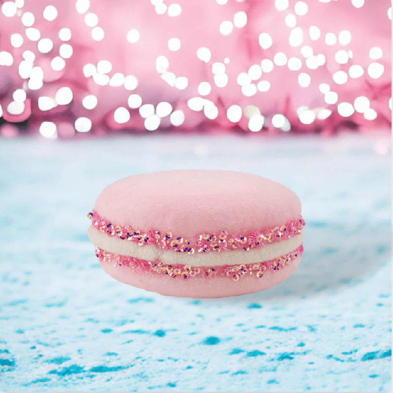 4" Small Pink Macaron Ornament