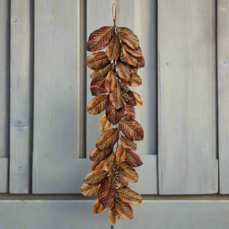 48" Harvest Magnolia Garland