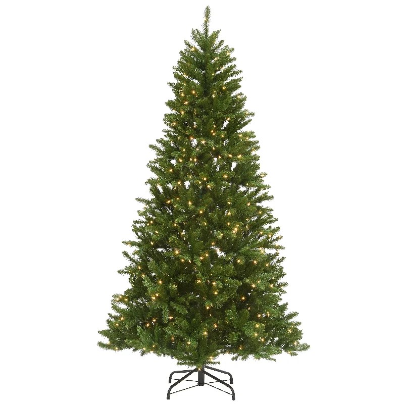 9 ft. Pre-Lit Peyton Spruce Tree with Clear Lights