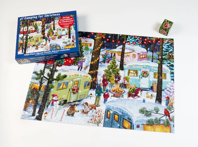 Camping for Christmas Jigsaw Puzzle Advent Calendar