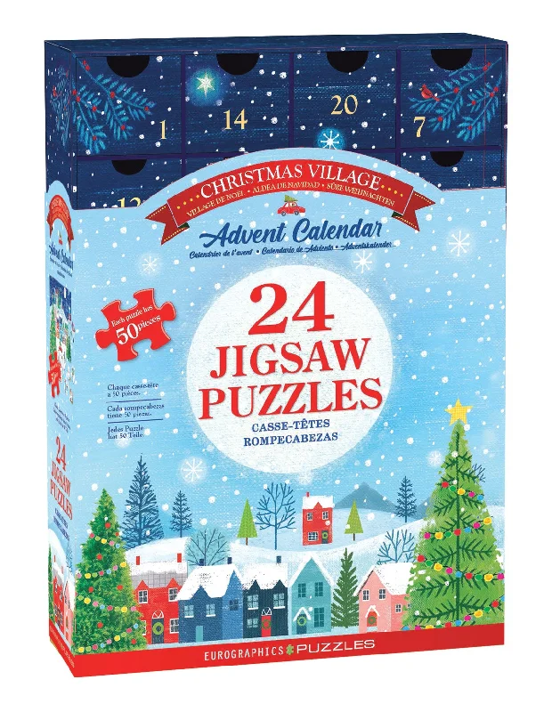 Christmas Village 24 Advent Puzzles