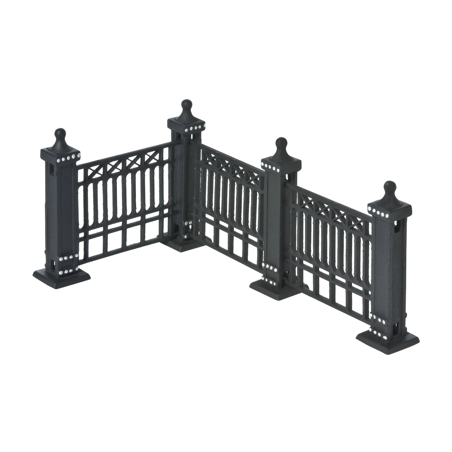 Christmas Village Accessories - City Fence (Set of 7)