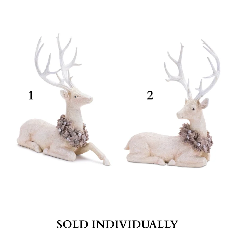 Deer (2 Styles) 10.5"H Resin (Sold Individually)