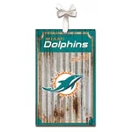 Miami Dolphins Tin Ornament