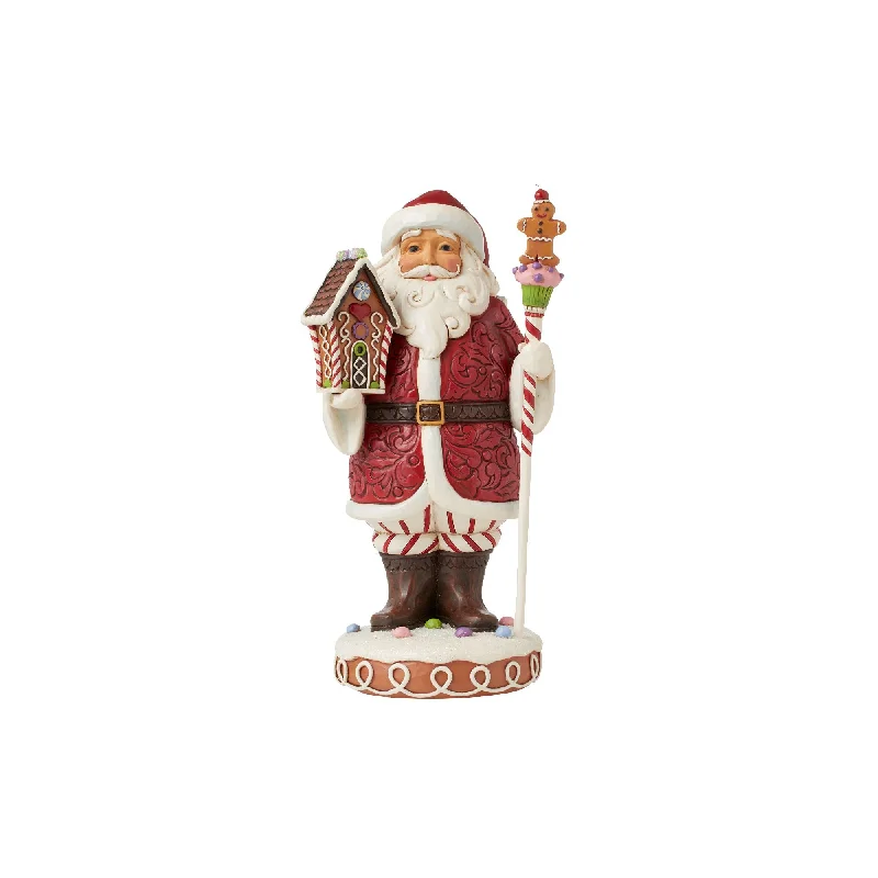 Gingerbread Santa Staff Fig