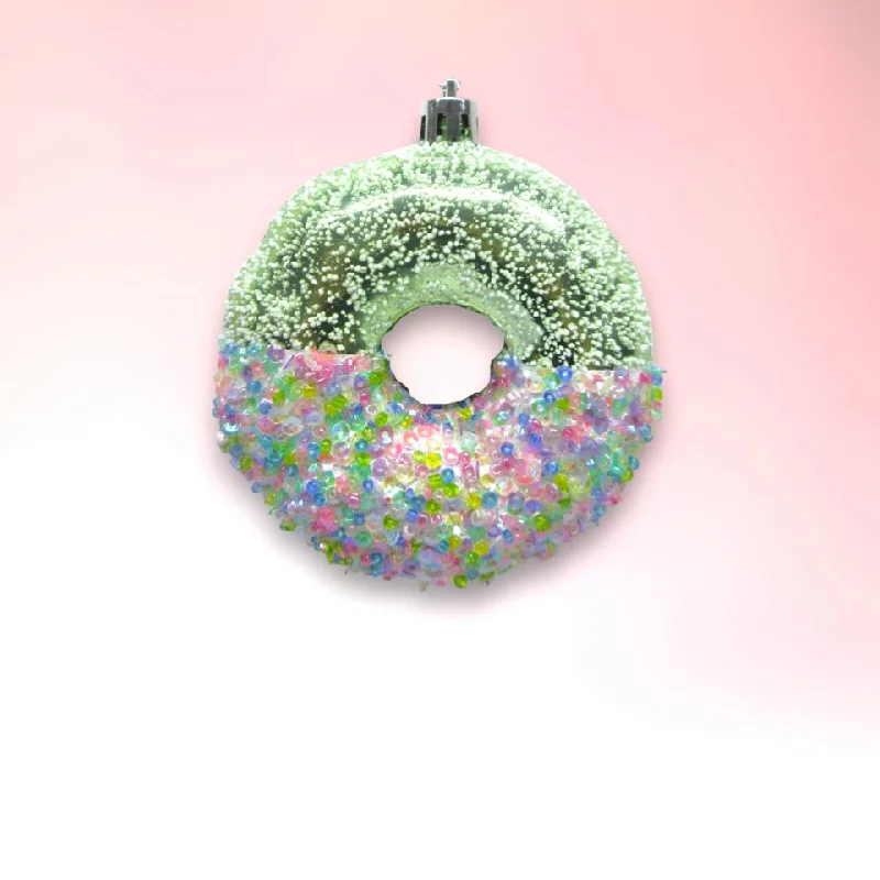 Green Donut Ornament