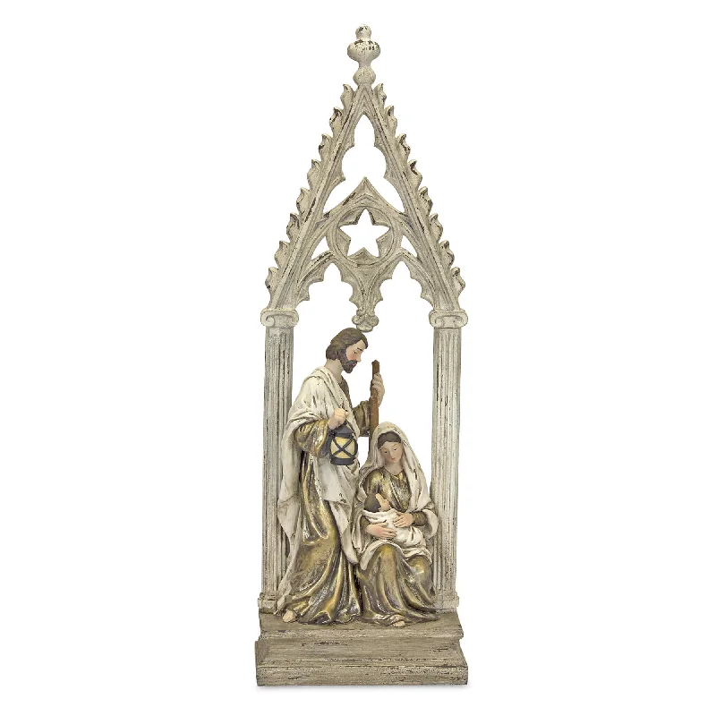 Holy Family w/Arch 23.25"H Resin