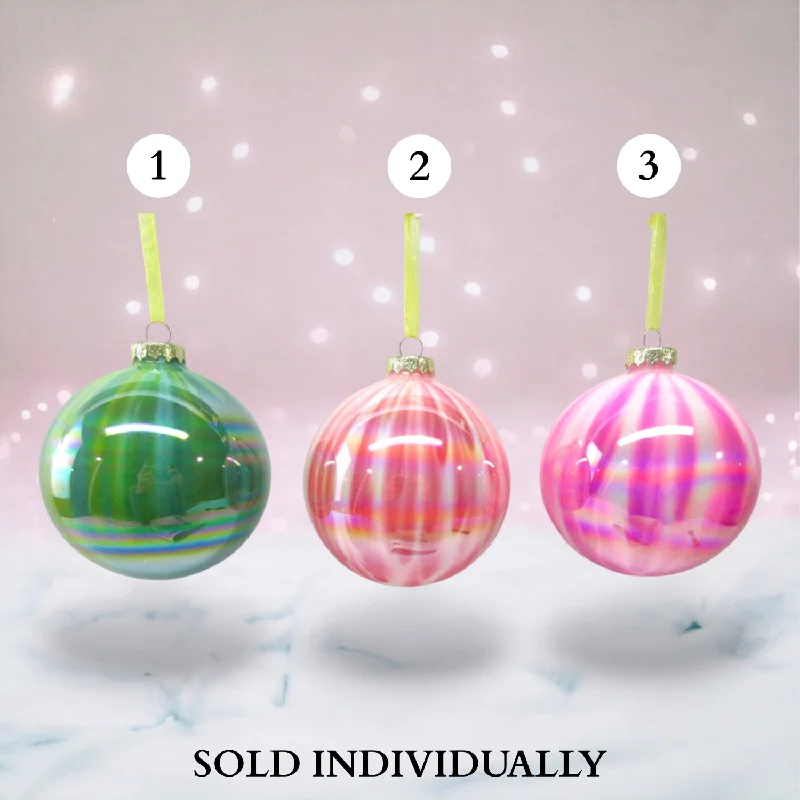 Iridescent Drip Ornaments (3 Styles – Sold individually)