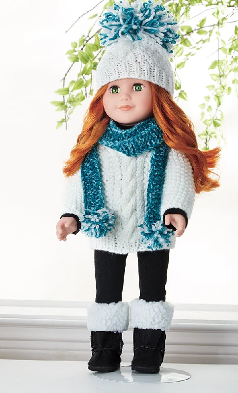 Knit Winter Doll Outfit