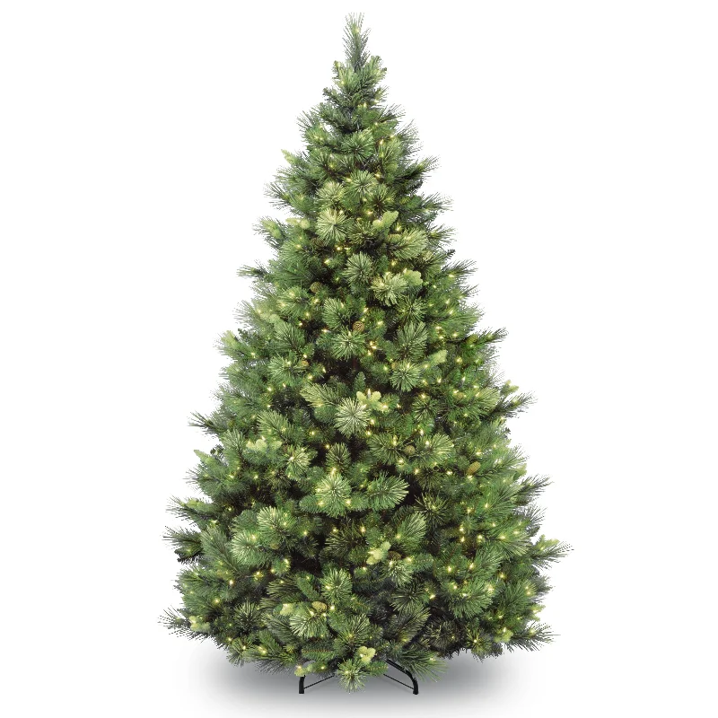 9ft. Pre-Lit Carolina Pine Tree with Clear Lights with 900 Clear Lights