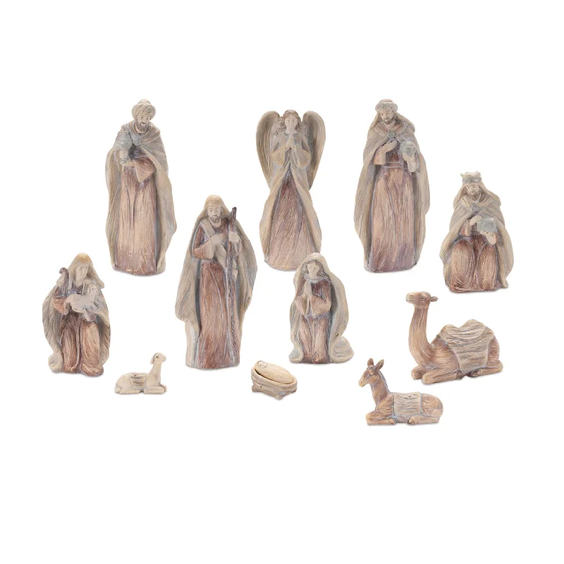 Nativity (Set of 11) 5.5"H - 9"H Resin