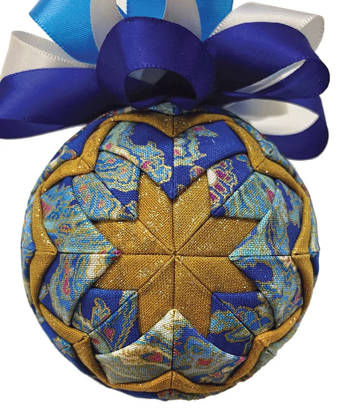 Navy Sparkler Quilted Ornament Kit