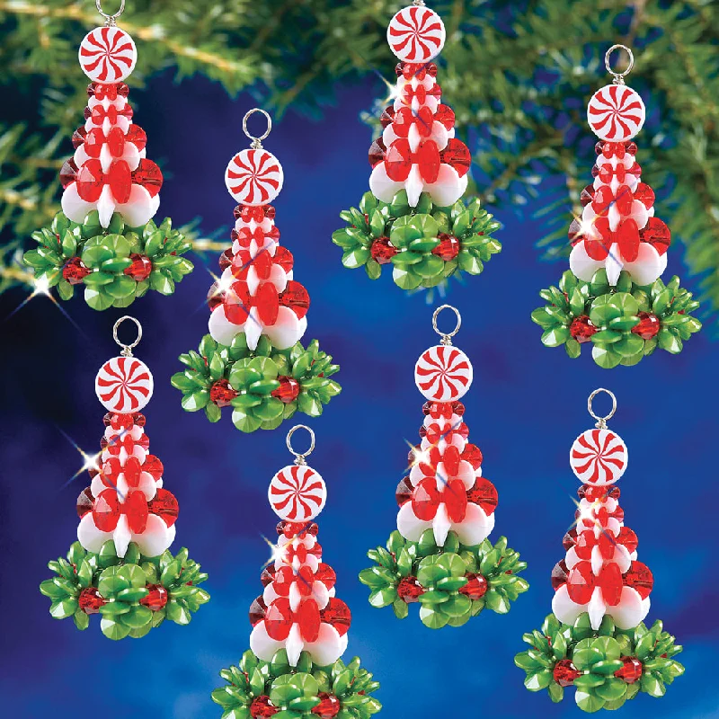 Peppermint Trees Beaded Kit