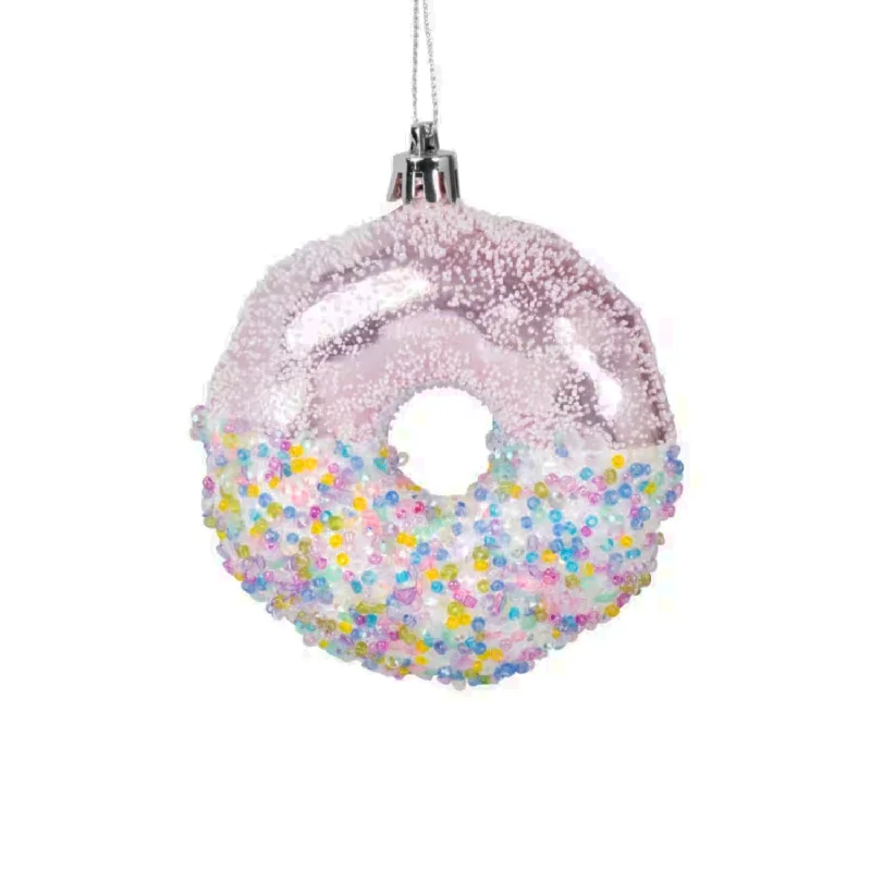 Pink Donut Ornament