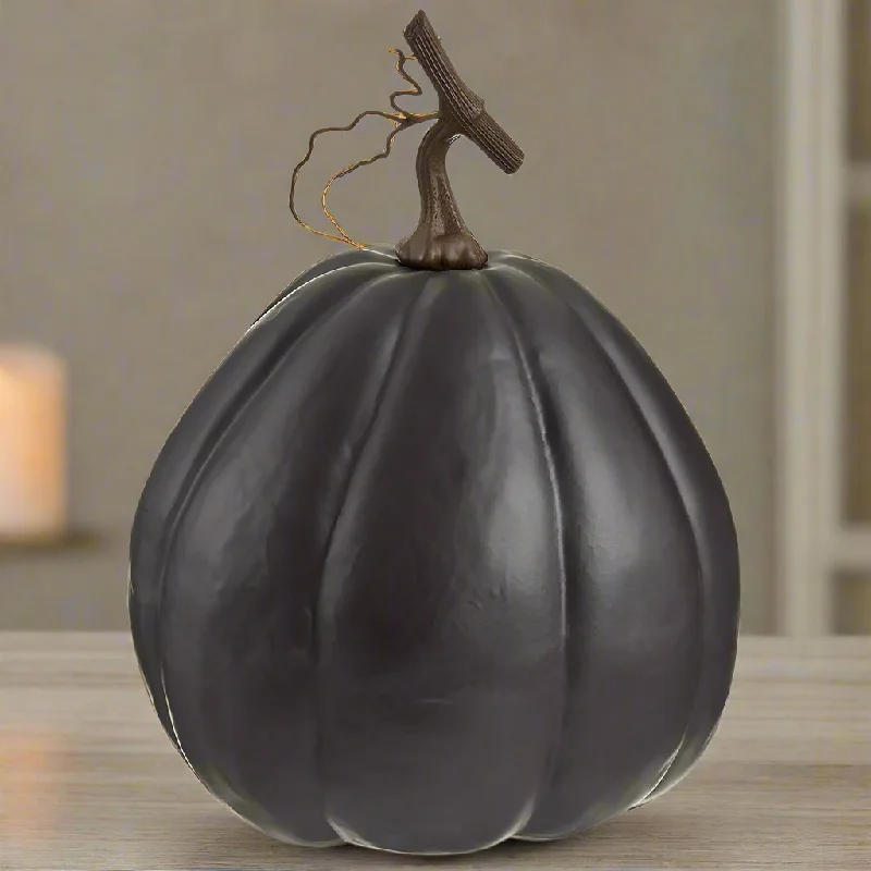 Pumpkin, Coffee Dark, 13"H x 9.5"D