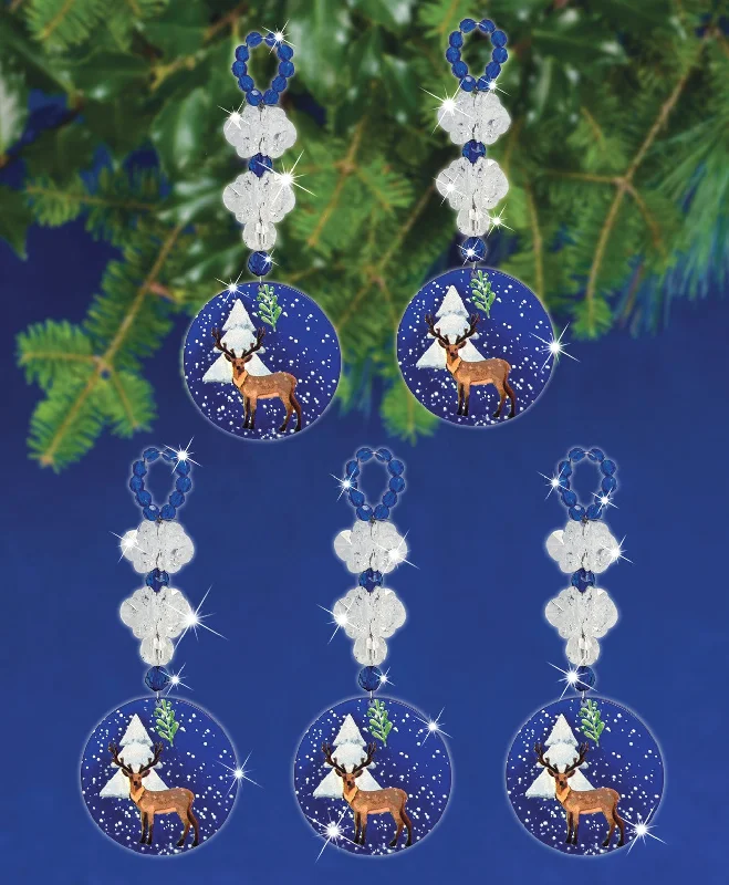 Reindeer Beaded Ornaments