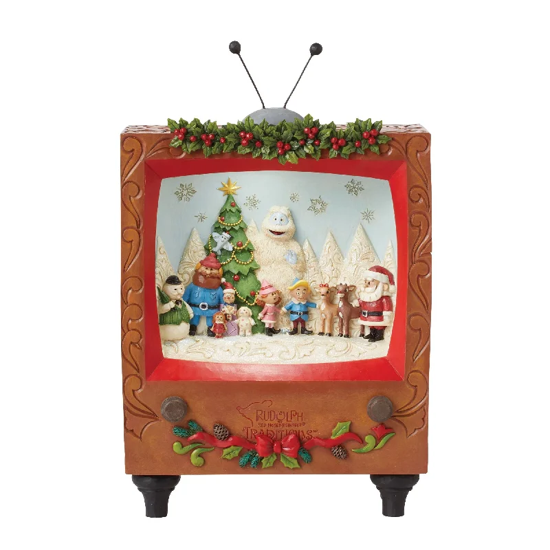 Rudolph LED Diorama TV Scene