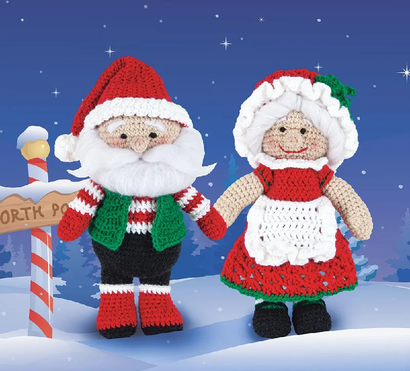 Santa and Mrs. Claus Crochet Kit