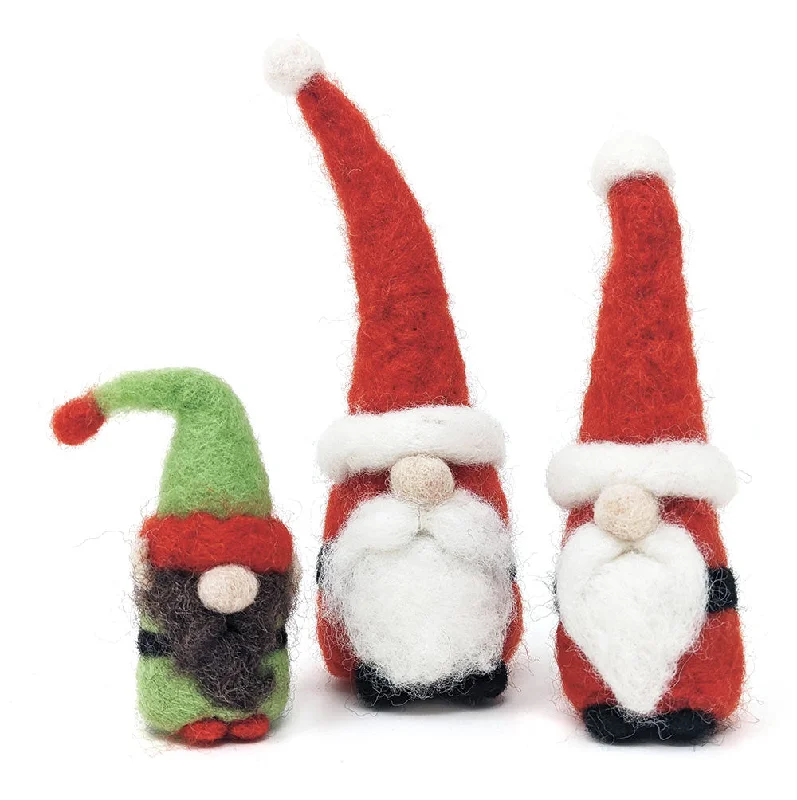 Santa Gnomes Needle Felting Kit