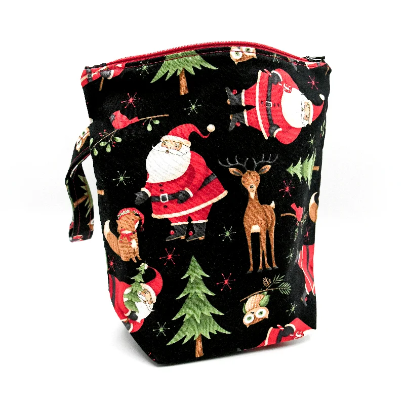 SANTA AND CHRISTMAS TREE | project bag