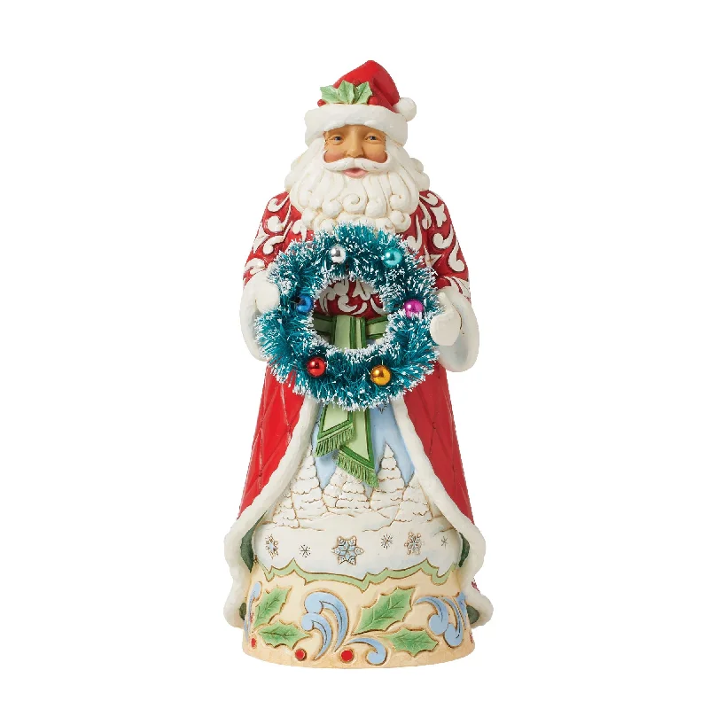 Santa with Sisal Wreath Fig