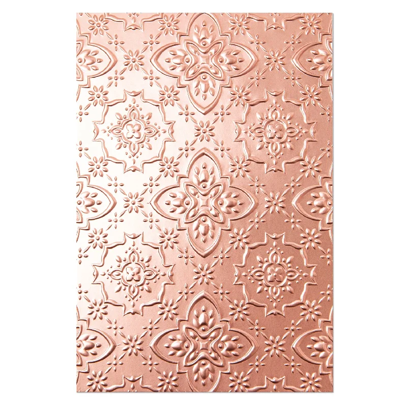 Sizzix 3-D Textured Impressions Embossing Folder - Ornamental Motif by Kath Breen