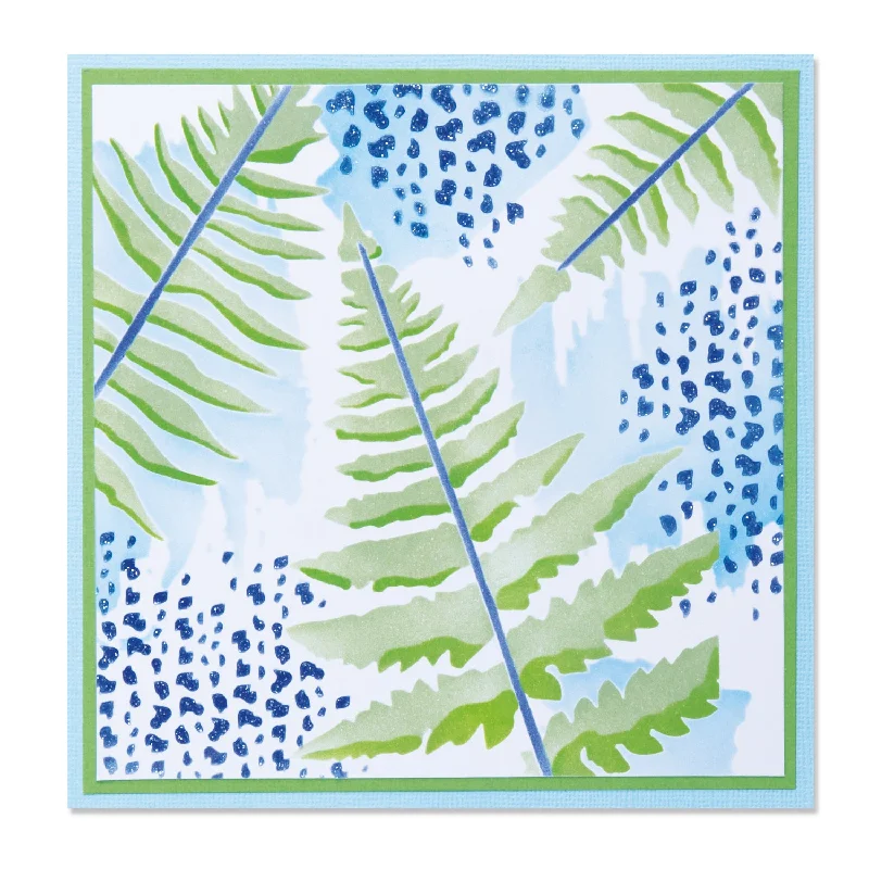 Sizzix Layered Stencil 4PK - Fern