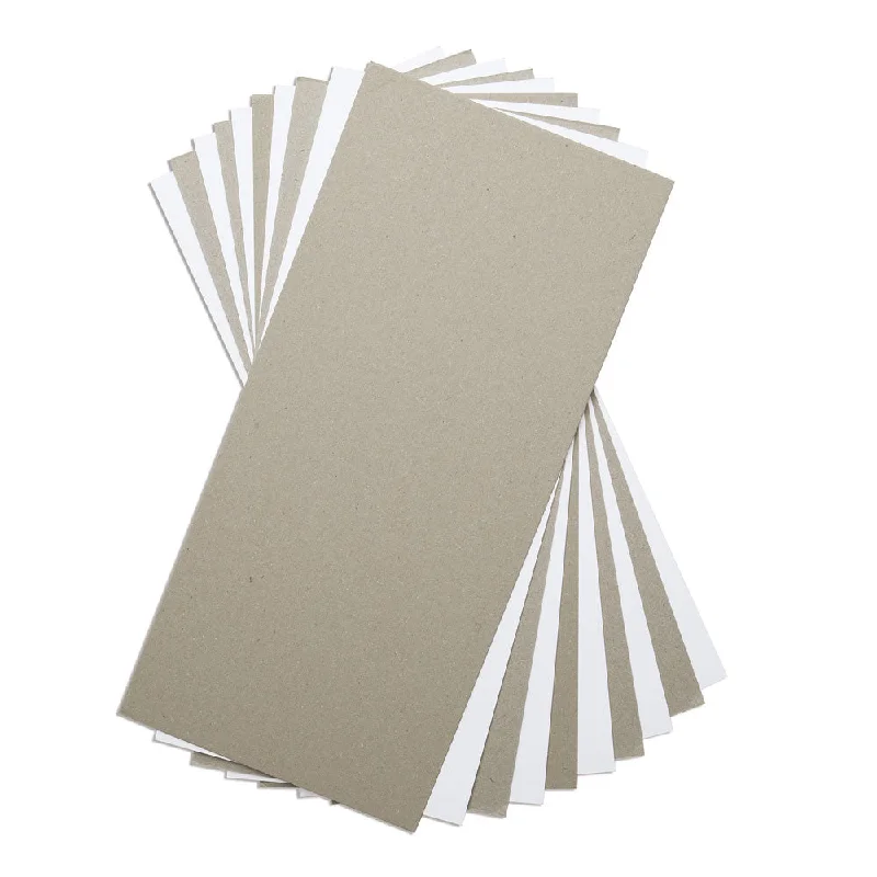 Sizzix Surfacez - Mixed Media Board, 6" x 13", White & Gray, 10PK