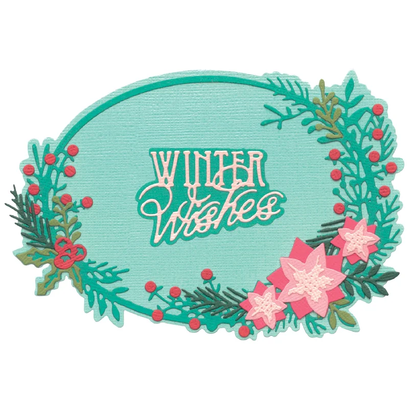 Sizzix Thinlits Die Set 14PK - Winter Wishes #2