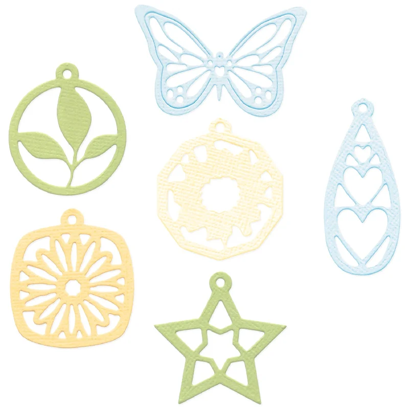 Sizzix Thinlits Die Set 6PK - Charms by Eileen Hull