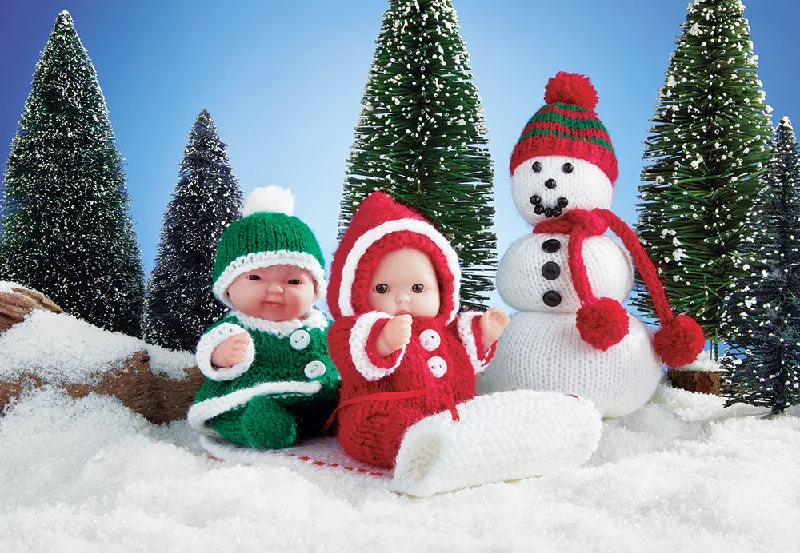 Sledding with Snowman Doll Kit