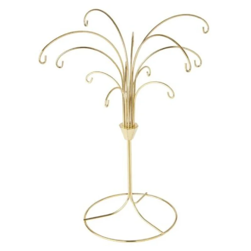 Fountain Ornament Tree, 12 arm, brass