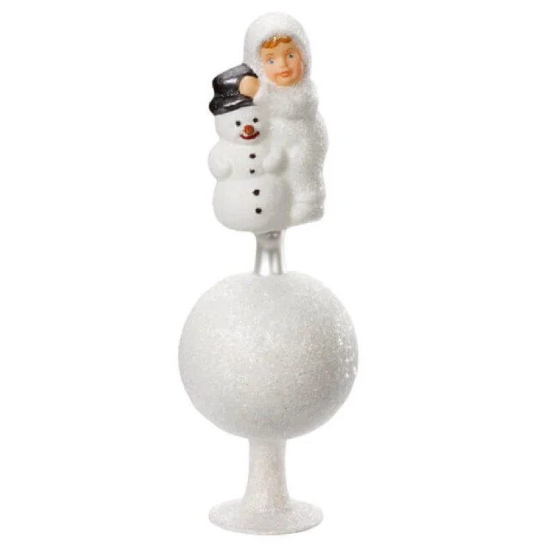 Snowy Top Friends Tree Topper by Inge Glas of Germany