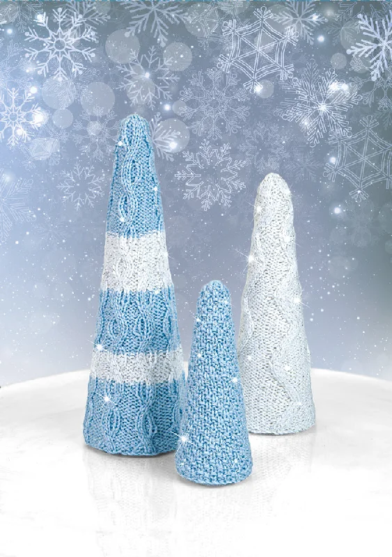 Trio of Sparkly Trees