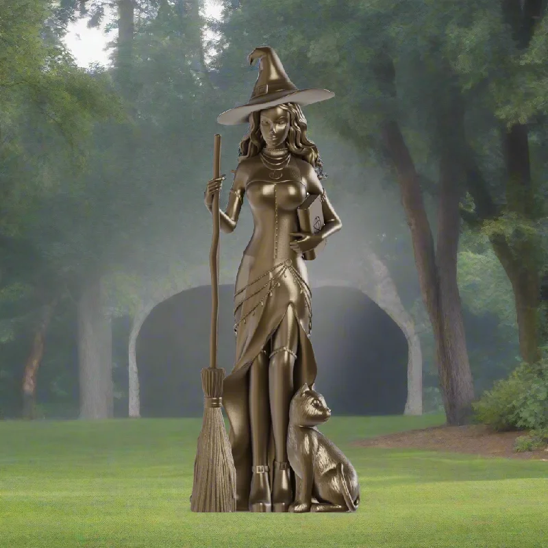 Witch Statue (Bronze)